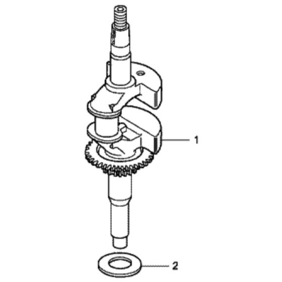 Crankshaft for Honda HRG465C2 - PDEE/A Lawn Mower