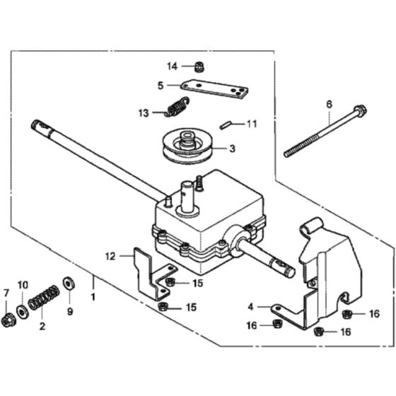 Transmission for Honda HRG536C1 - PDEA/A Lawnmower