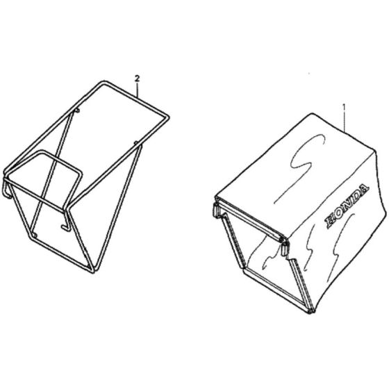 Grass Bag for Honda HRG536C1 - SDEA Lawnmower