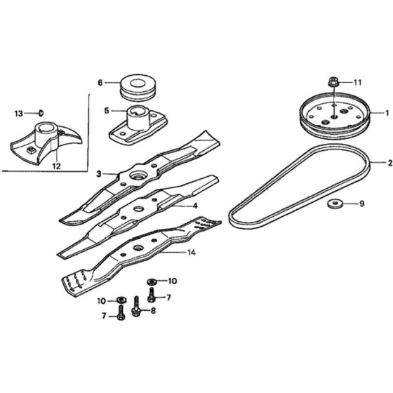 Driven Pulley for Honda HRG536C1 - SDF/A Lawnmower