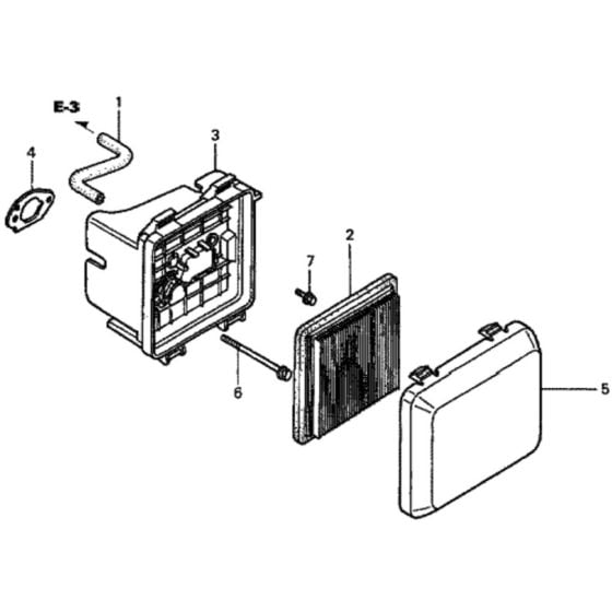 Air Cleaner for Honda HRG536C1 - SDF/A Lawnmower