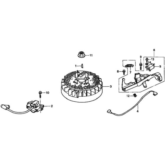 Flywheel for Honda HRG536C1 - SDFA/A Lawnmower