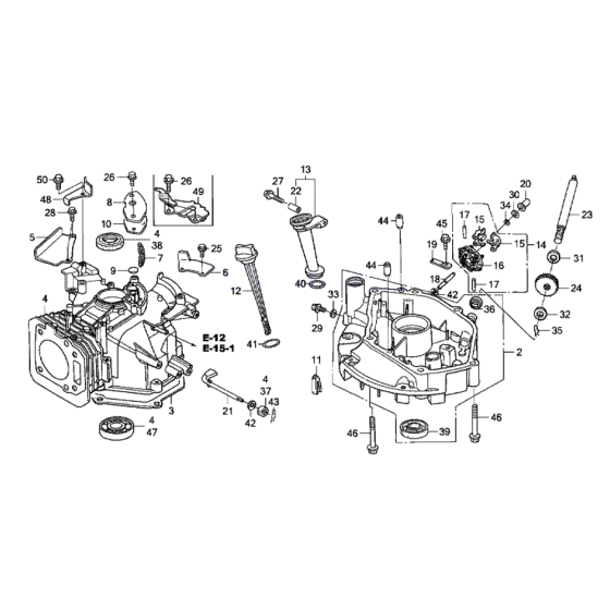 Cylinder Barrel Assembly for Honda HRH536 Pro Lawnmower