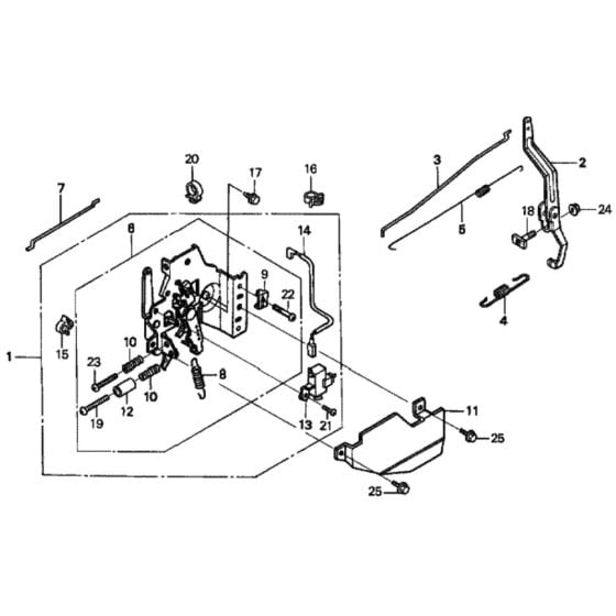 Control for Honda HRH536 - HXE Lawn Mower