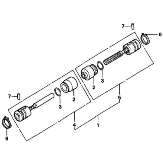 Joint for Honda HRH536 - HXE Lawn Mower