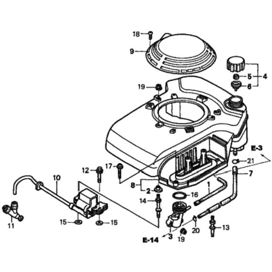 Fan Cover for Honda HRH536 - HXE Lawn Mower