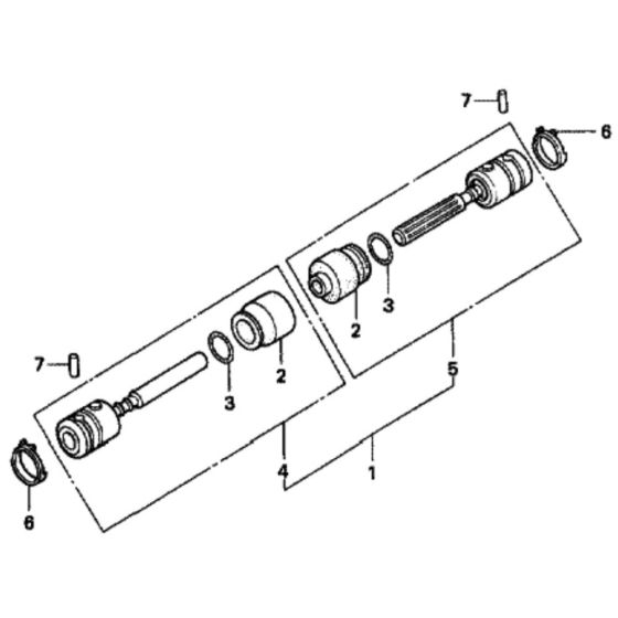 Joint for Honda HRH536K2 - QXE Lawn Mower