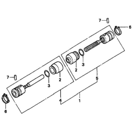 Joint for Honda HRH536K4 - QXEH Lawn Mower