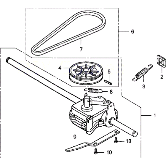 Transmission Assembly for Honda HRX426-SX Lawn Mowers