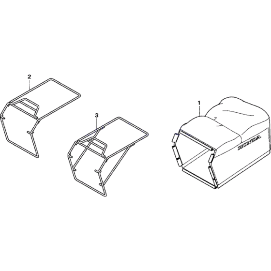 Grass Bag Assembly for Honda HRX426 RXE Lawn Mowers