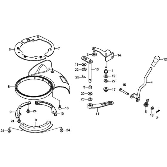 Shutter for Honda HRX476C1 - HYEE Lawn Mower