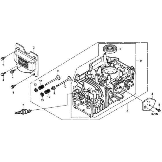 Cylinder Barrel for Honda HRX476C1 - VKEE Lawn Mower