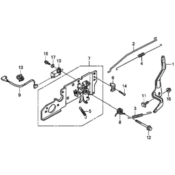 Control for Honda HRX476C1 - VKEE Lawn Mower