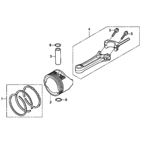 Piston for Honda HRX476C1 - VKEE Lawn Mower