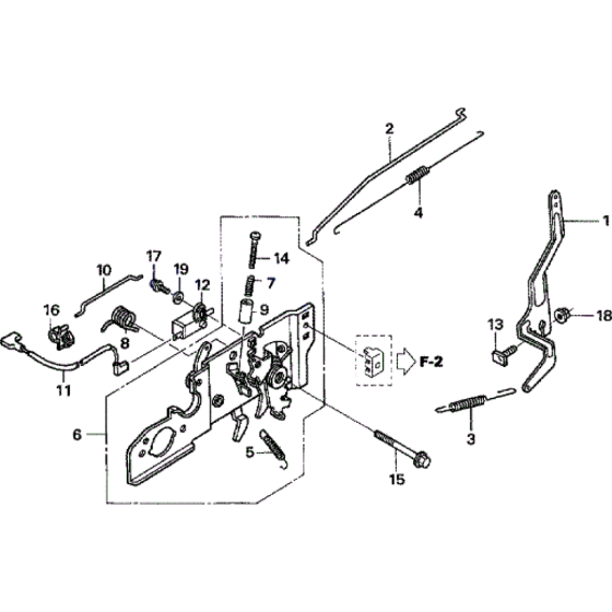 Speed Control Assembly for Honda HRX476 HX Lawnmower