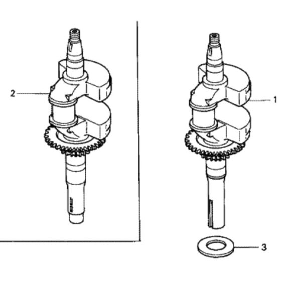 Crankshaft for Honda HRX537C - TDE Lawn Mower