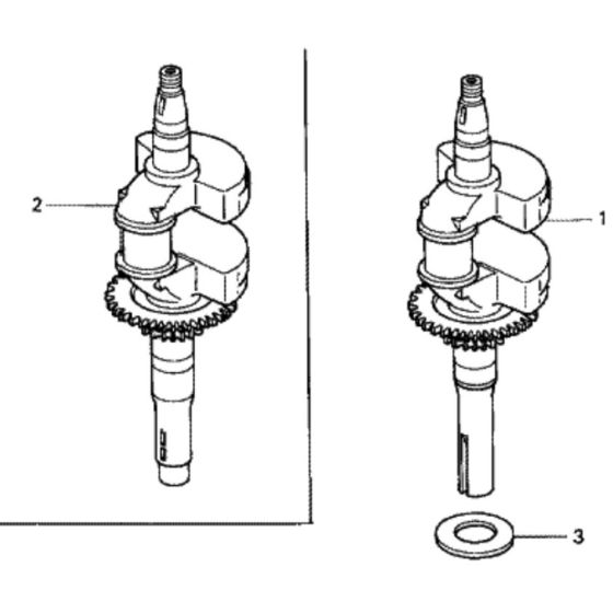 Crankshaft for Honda HRX537C1 - VYEA Lawn Mower