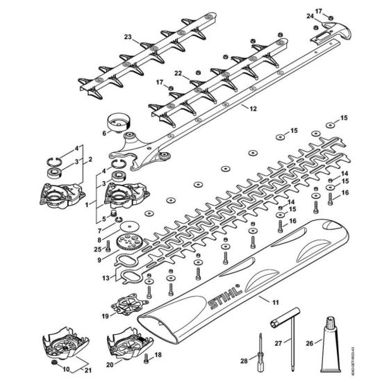 Gear Head & Cutter Bar