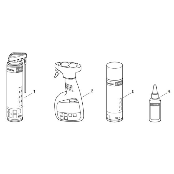 Stihl HSA 100 Cleaning Products