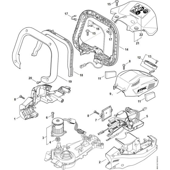 Motor Housing for Stihl HSA 130