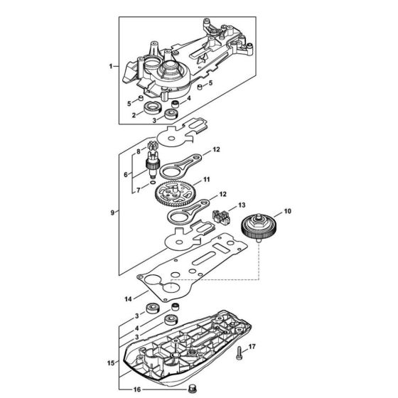 Gear Head for Stihl HSA 130