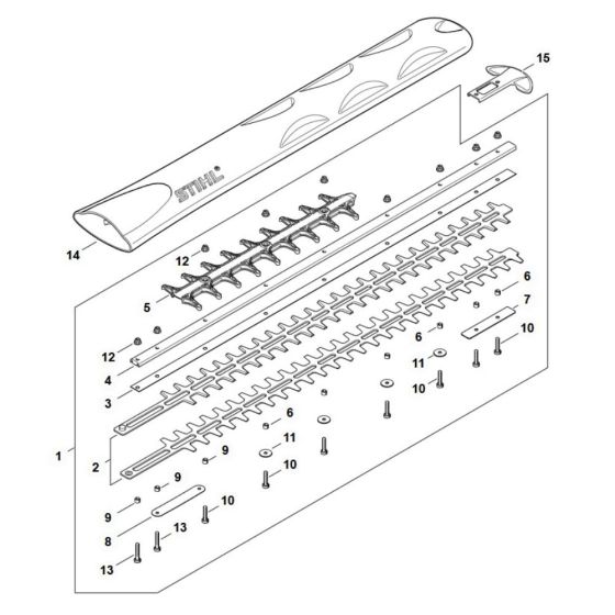 Cutter Bar 750mm for Stihl HSA 140.0 T