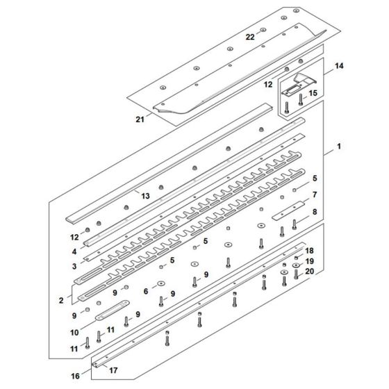 Cutter Bar for Stihl HSA 150.0 T