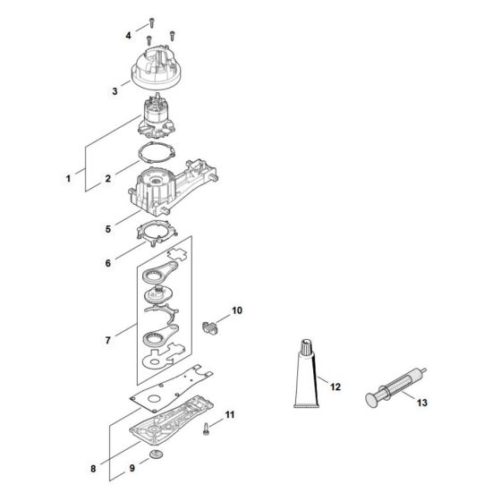 Gear Head Assembly for Stihl HSA 150.0 T