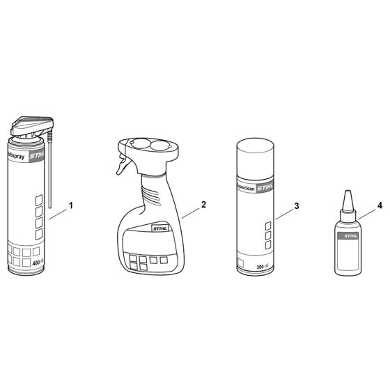 Stihl HSA 60 Cleaning Products