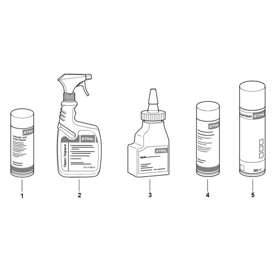 Stihl HSA 60 Cleaning Products