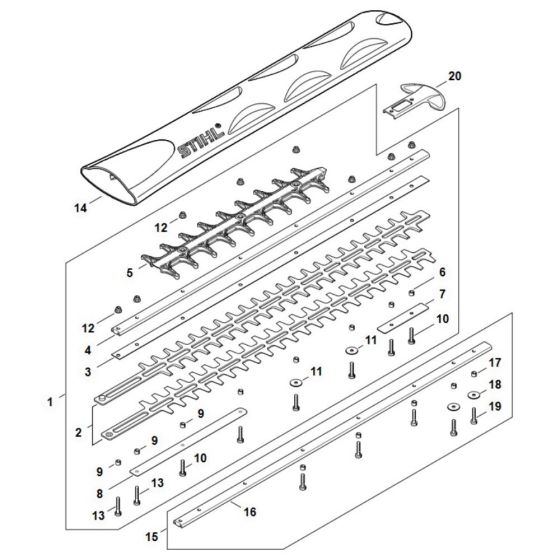 Cutter Bar for Stihl HSA 150.0 T