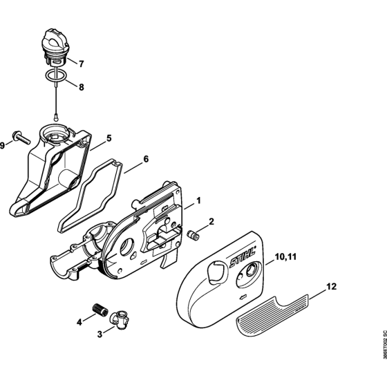 Conversion kit Gear housing (22.2011) for Stihl HT-KM KombiTool