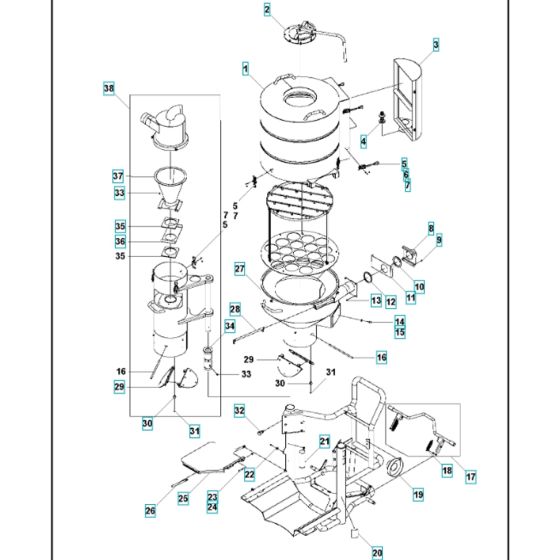 Chassis Assembly for HTCD80