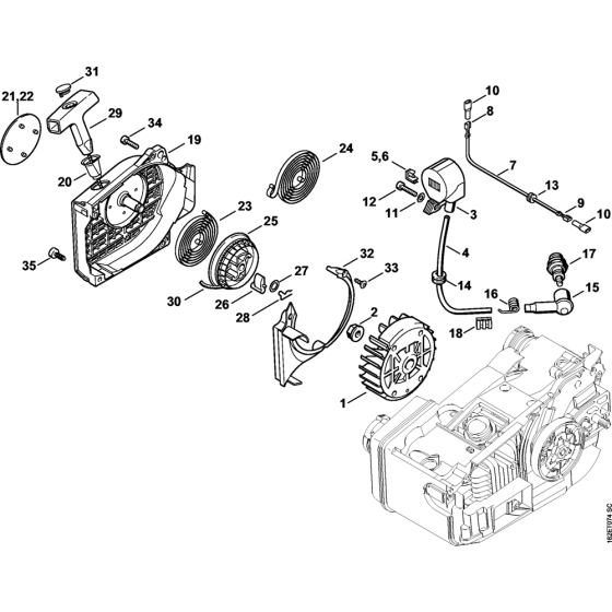 Ignition & Rewind Starter