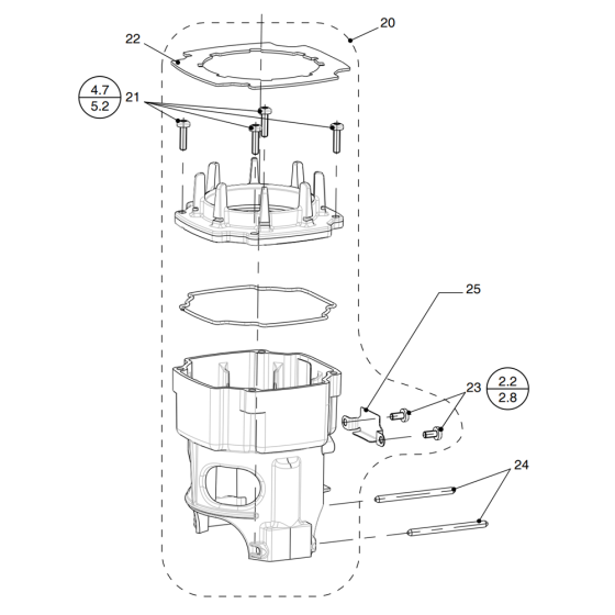 Combustion Chamber Assembly for Paslode IM360Ci Nail Gun