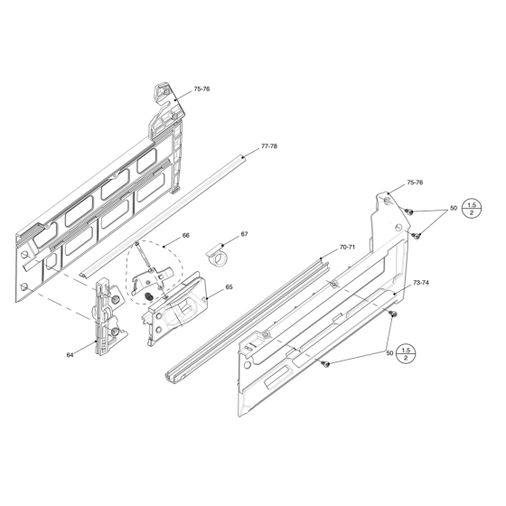 Magazine Assembly for Paslode IM360Ci Nail Gun