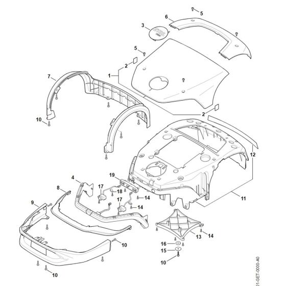 Cover for Stihl iMOW 5.0
