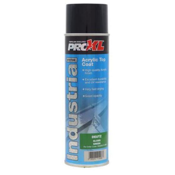 Proxl Industrial - Acrylic Topcoat Aerosol - Deutz Green (500ML)