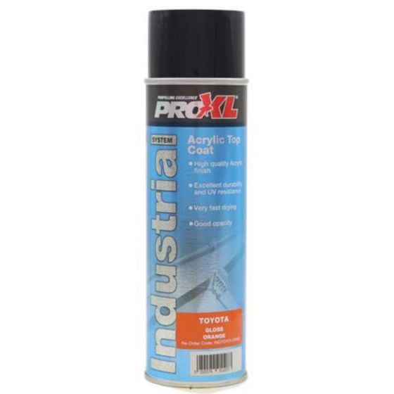 Proxl Industrial - Acrylic Topcoat Aerosol - Toyota Orange (500ML)