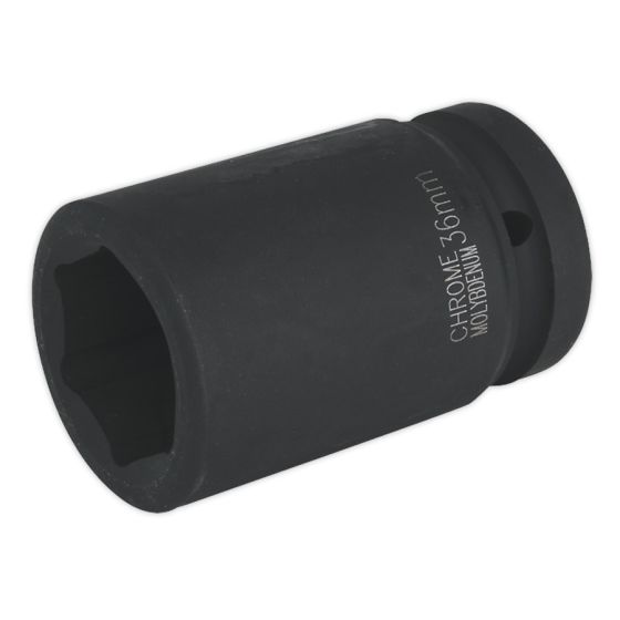 Impact Socket 36mm Deep 1"Sq Drive Sealey Part No. IS136D