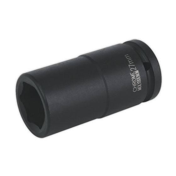 Impact Socket 27mm Deep 3/4"Sq Drive Sealey Part No. IS3427D