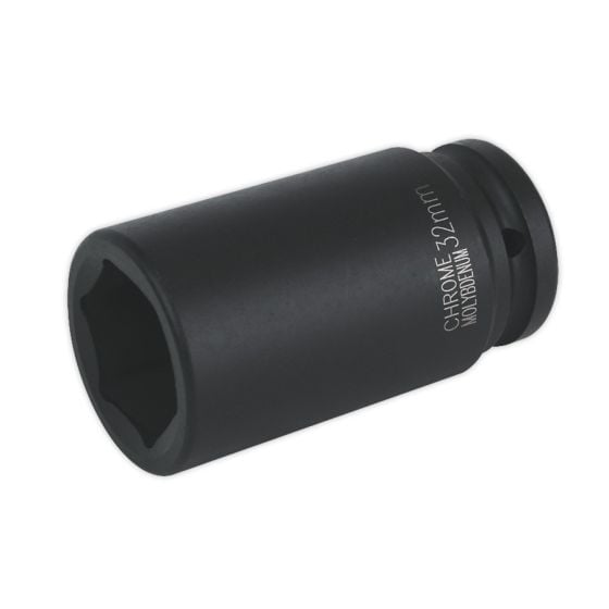 Impact Socket 32mm Deep 3/4"Sq Drive Sealey Part No. IS3432D