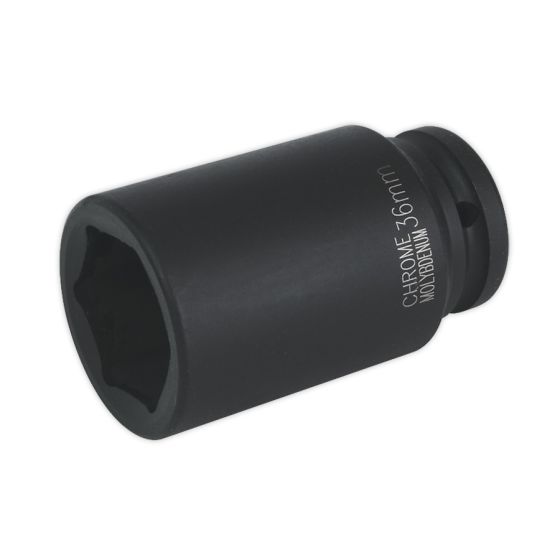 Impact Socket 36mm Deep 3/4"Sq Drive Sealey Part No. IS3436D