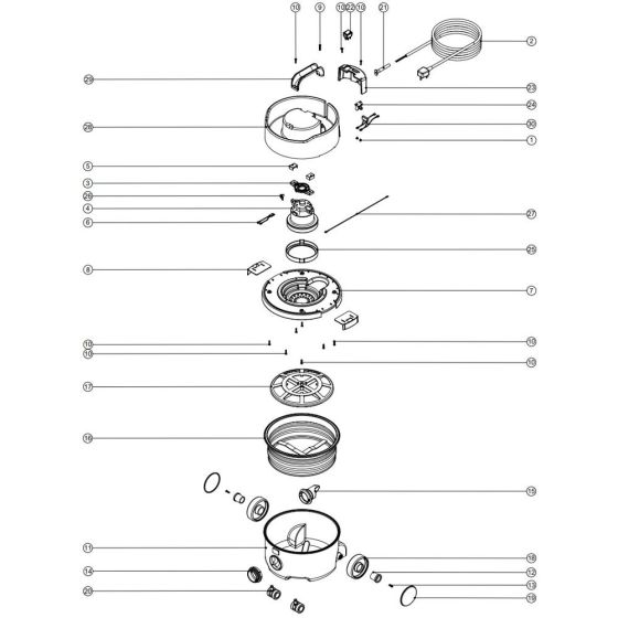Assembly for Numatic JVH180