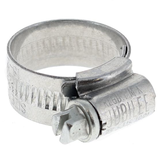 Hose Clip 18-25mm Zinc Plated - Size: 0x - 10 Pack