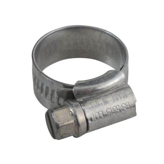 Jubilee Hose Clip 13-20mm Mild Steel Zinc Plated - Pack of 10