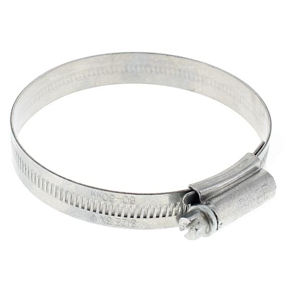 Hose Clip 60-80mm Zinc Plated - Size: 3X