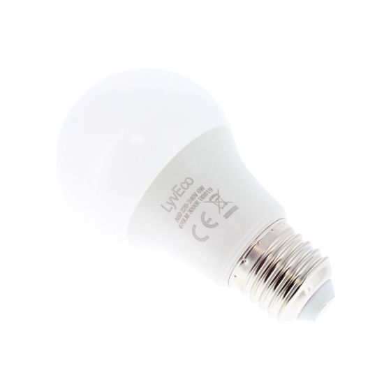 LED GLS 6w ES 220-240v 480 Lumens Warm White Bulb Light Bulb