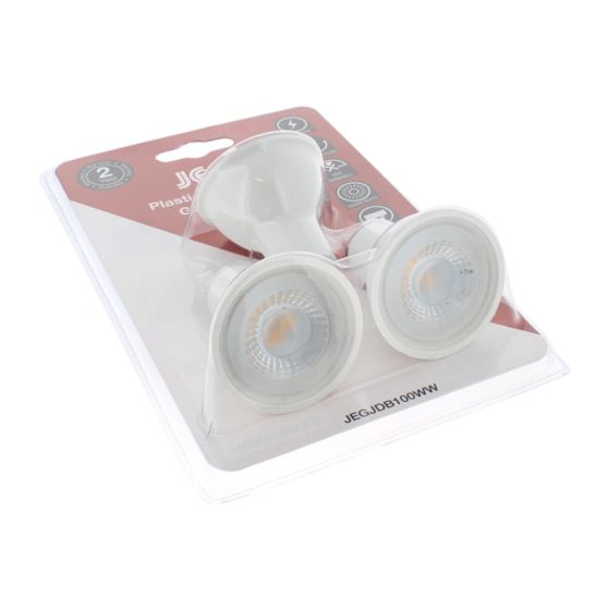 3 LED GU10 5W SMD2835 240V 400LM Light Bulb - 3 Pack