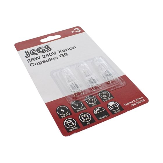 CD3 28W Xenon G9 Capsules Light Bulbs
